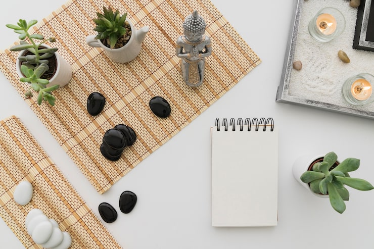 Visuelles Element der Achtsamkeit