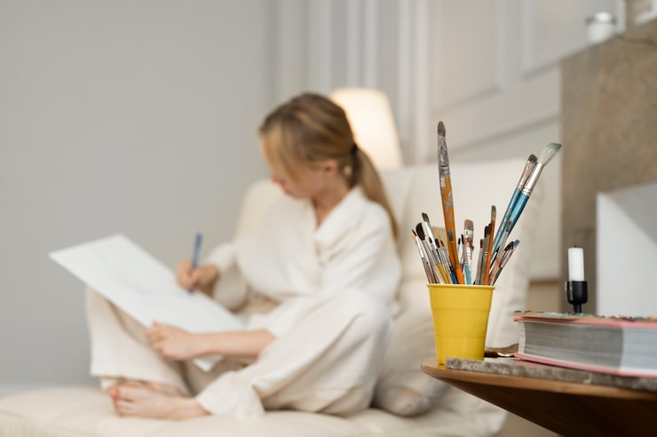 Ruhige und minimalistische Lernumgebung